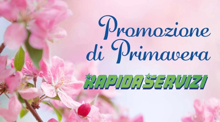Promozione pulizie di primavera: affronta il cambio di stagione con Rapida Servizi!