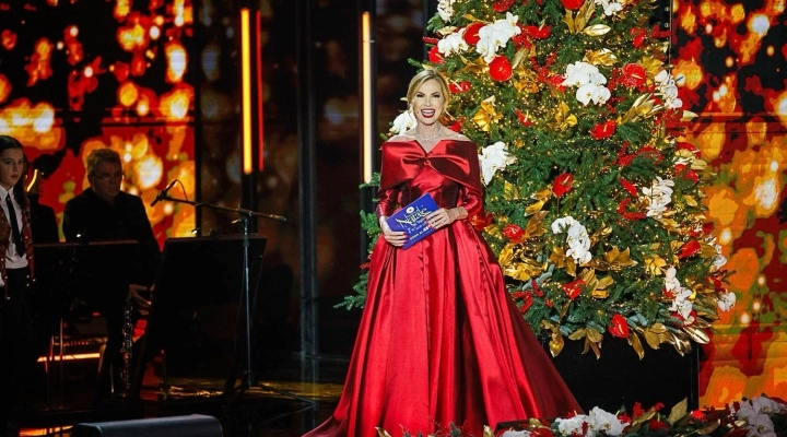I fiori della Cooperativa 3 Ponti di Sanremo sul palco del Concerto di Natale in Vaticano 2023
