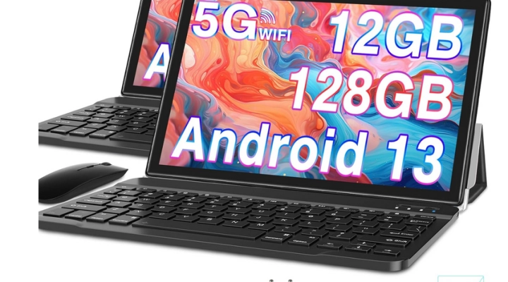 2024 Tablet 10 Pollici Android 13 con Mouse e Tastiera: Il Nuovo Modello Avanzato di GOODTEL