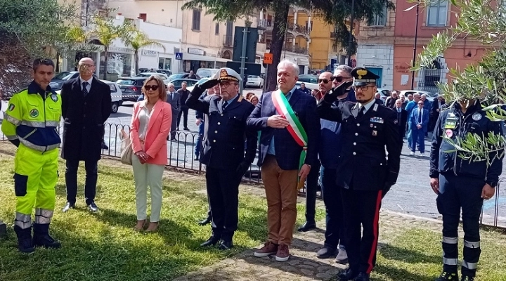 Somma Vesuviana Festa della Liberazione Comune Scuola ANPI ed AISA. (Antonio Castaldo)