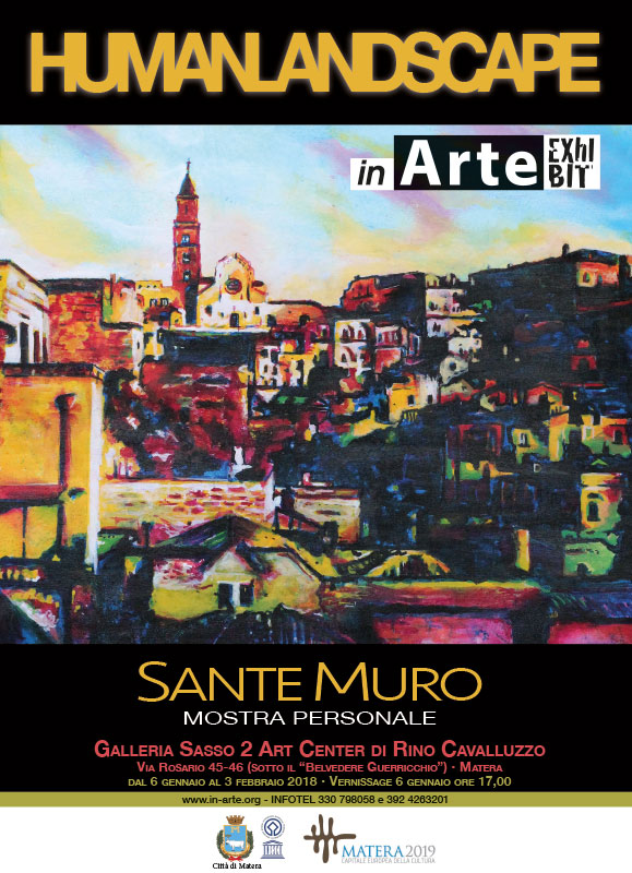 HUMANLANDSCAPE Mostra dell'artista Sante Muro