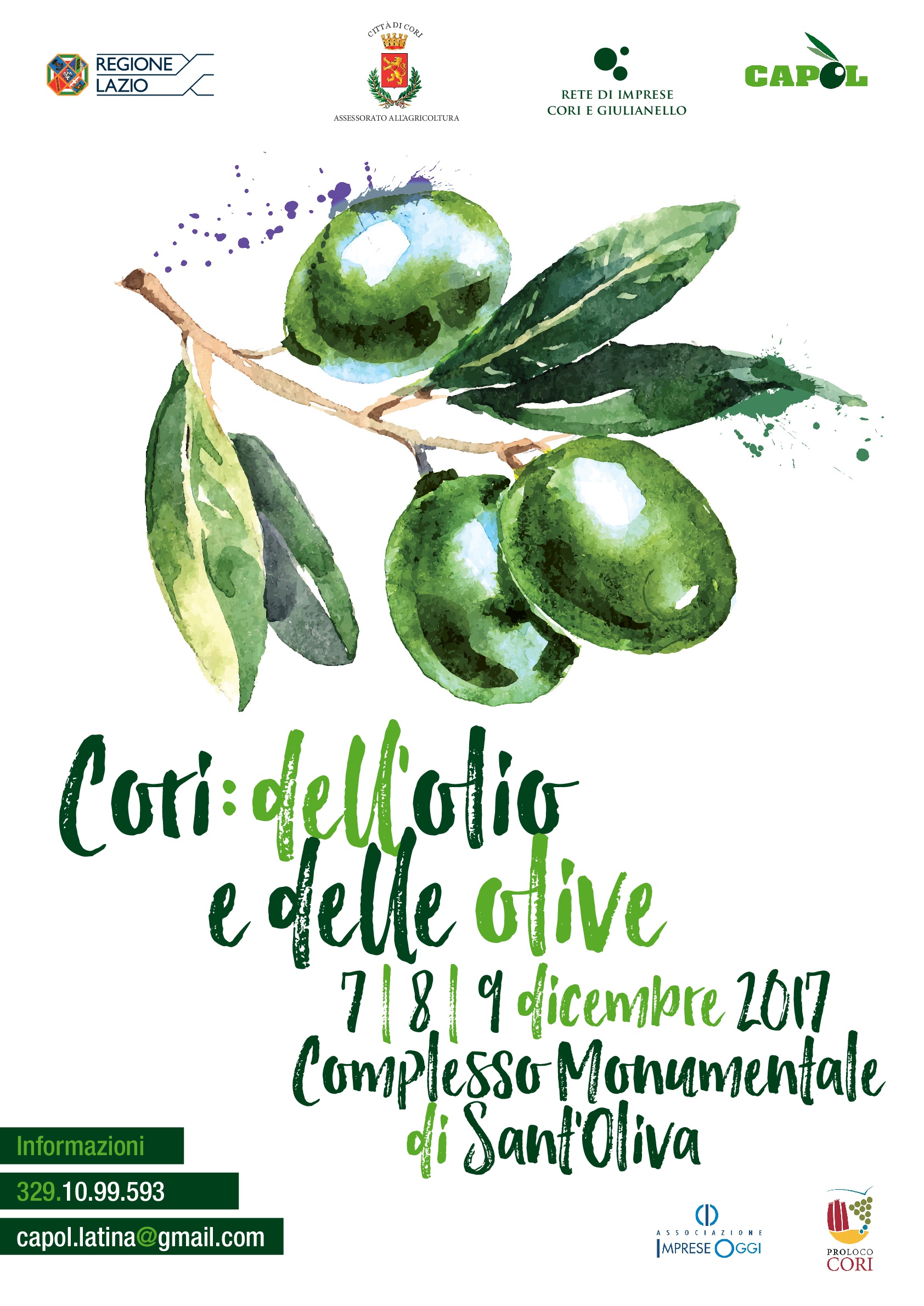  Cori: dell’Olio e delle Olive