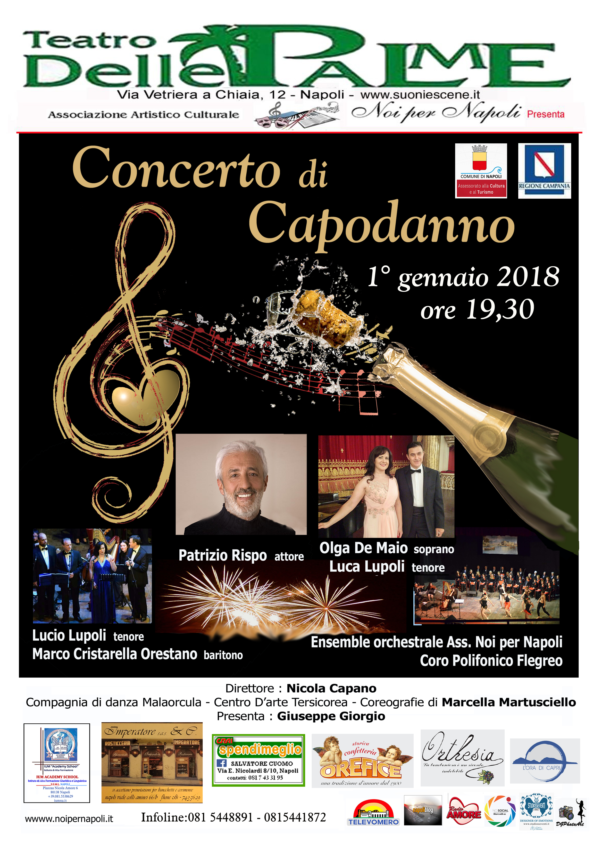 Concerto di Capodanno 2018 a Napoli Teatro Delle Palme 