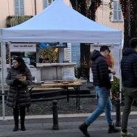 600 opuscoli per l'Anniversario dei Diritti Umani in Piazzetta Vescovado