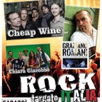 ROCK TARGATO ITALIA con Chiara Giacobbe  Cheap Wine e Graziano Romani a Chiari (BS)