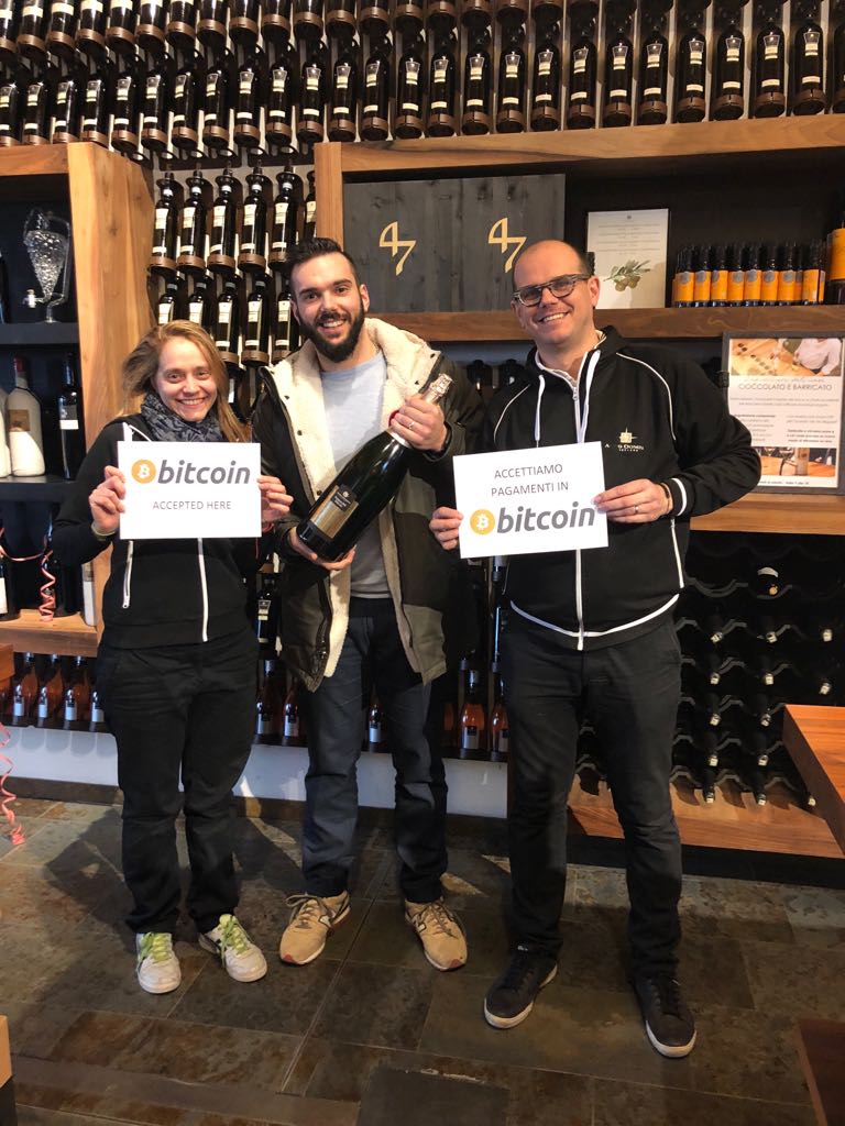 A TREVISO LA PRIMA CANTINA DOVE SI PAGA IN BITCOIN