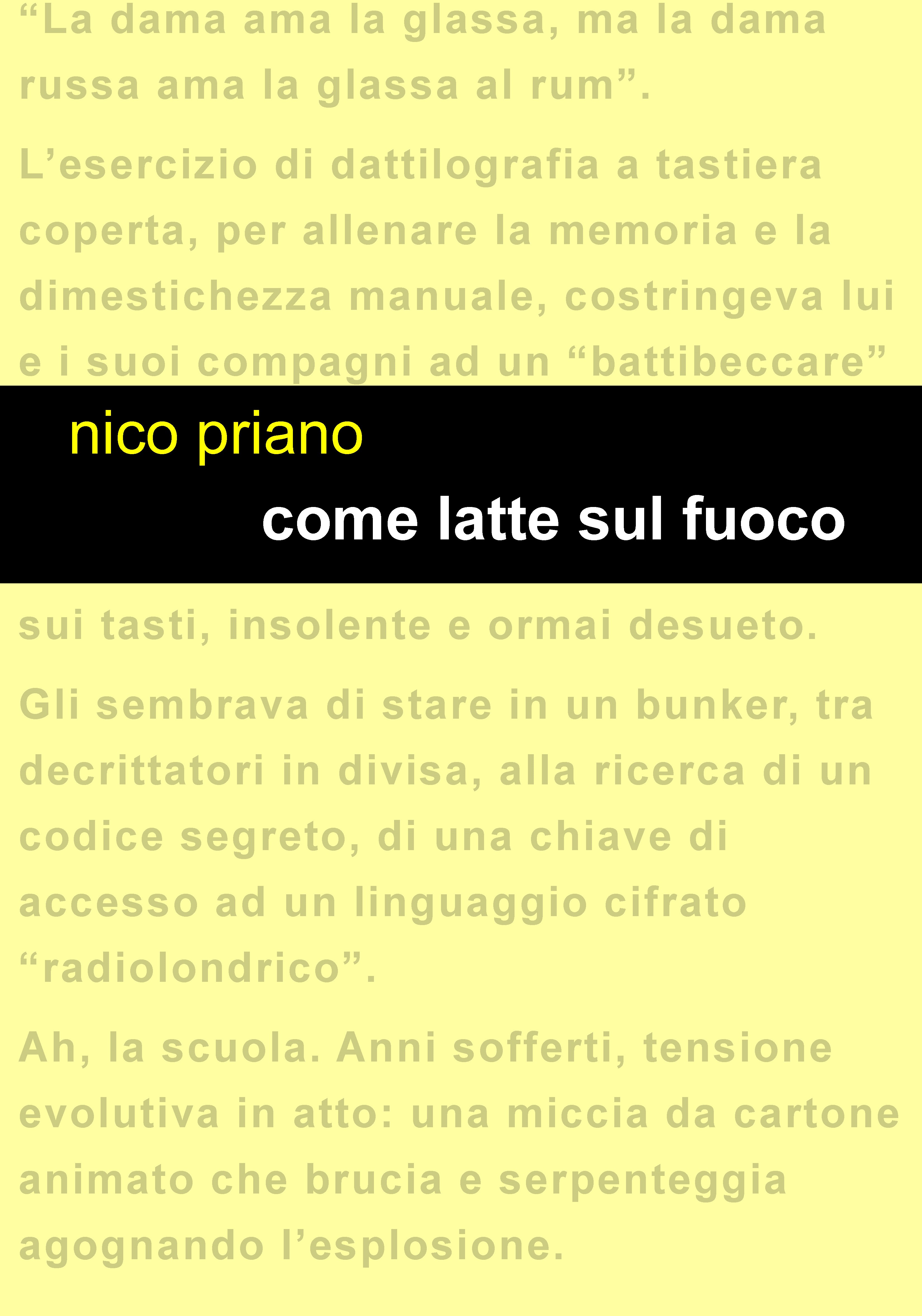 Project Leucotea annuncia l’uscita in formato EBOOK del libro di viaggio dell’Autore Nico Priano “COME LATTE SUL FUOCO”