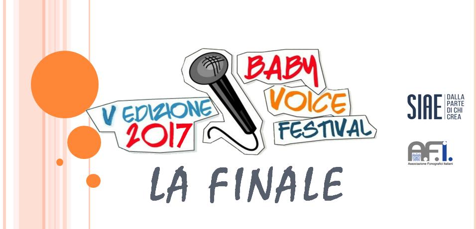 La finale del Baby Voice Festival sabato 10 febbraio a Bertinoro 