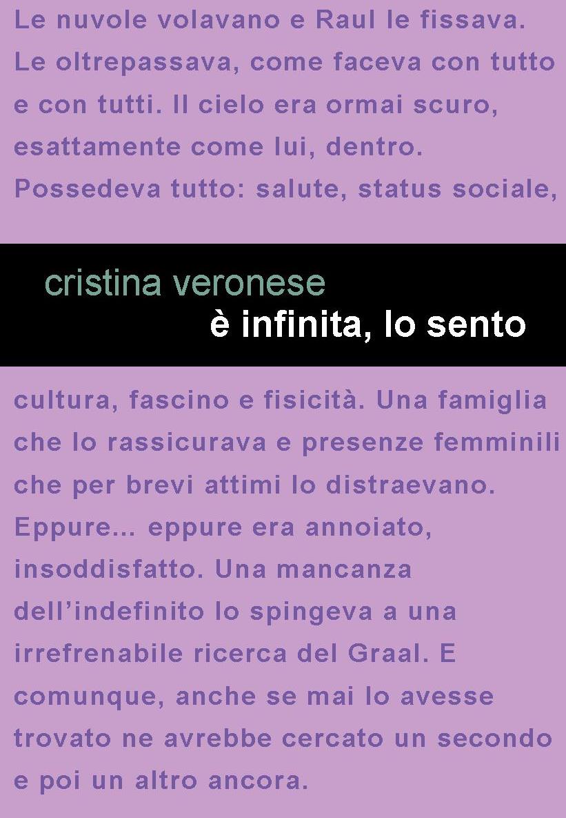 LEUCOTEA PROJECT ANNUNCIA L’USCITA DEL NUOVO ROMANZO ROSA-SOCIAL “È INFINITA LO SENTO” DI CRISTINA VERONESE