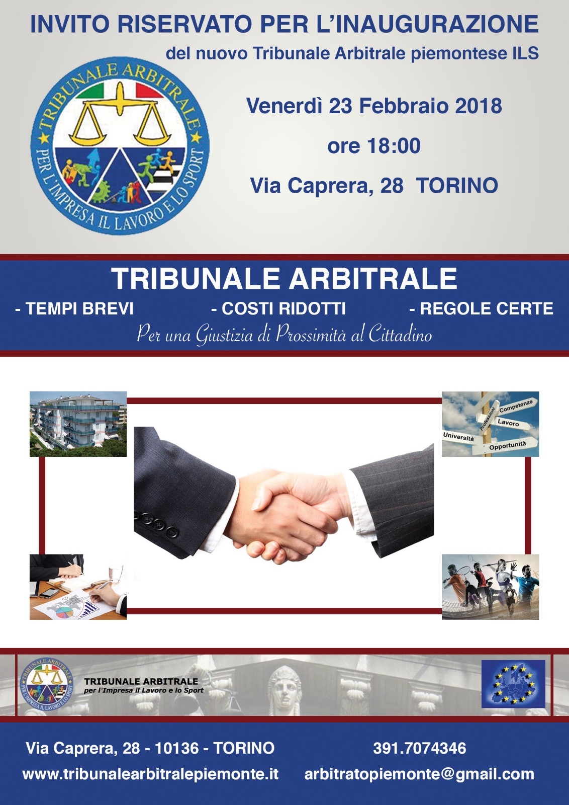 TRIBUNALE ARBITRALE PER L’IMPRESA, IL LAVORO E LO SPORT