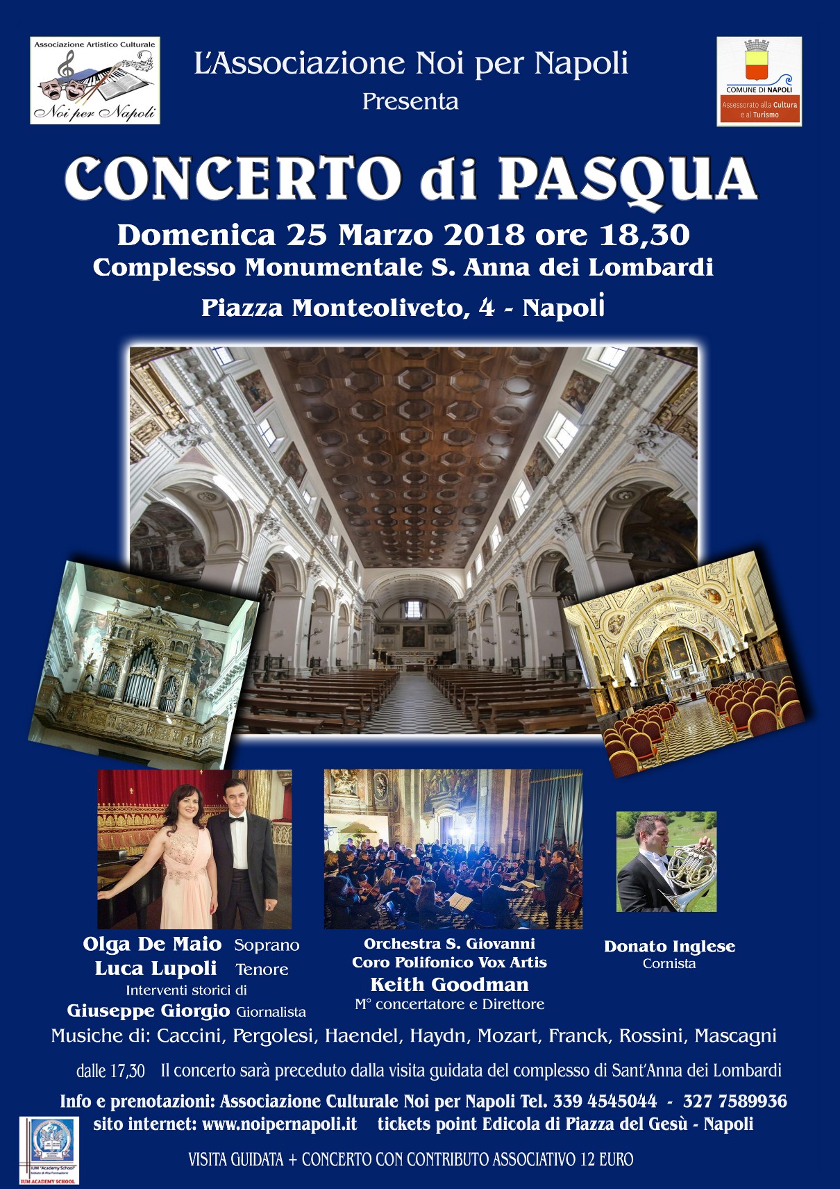 Concerto di Pasqua 2018 a Napoli 