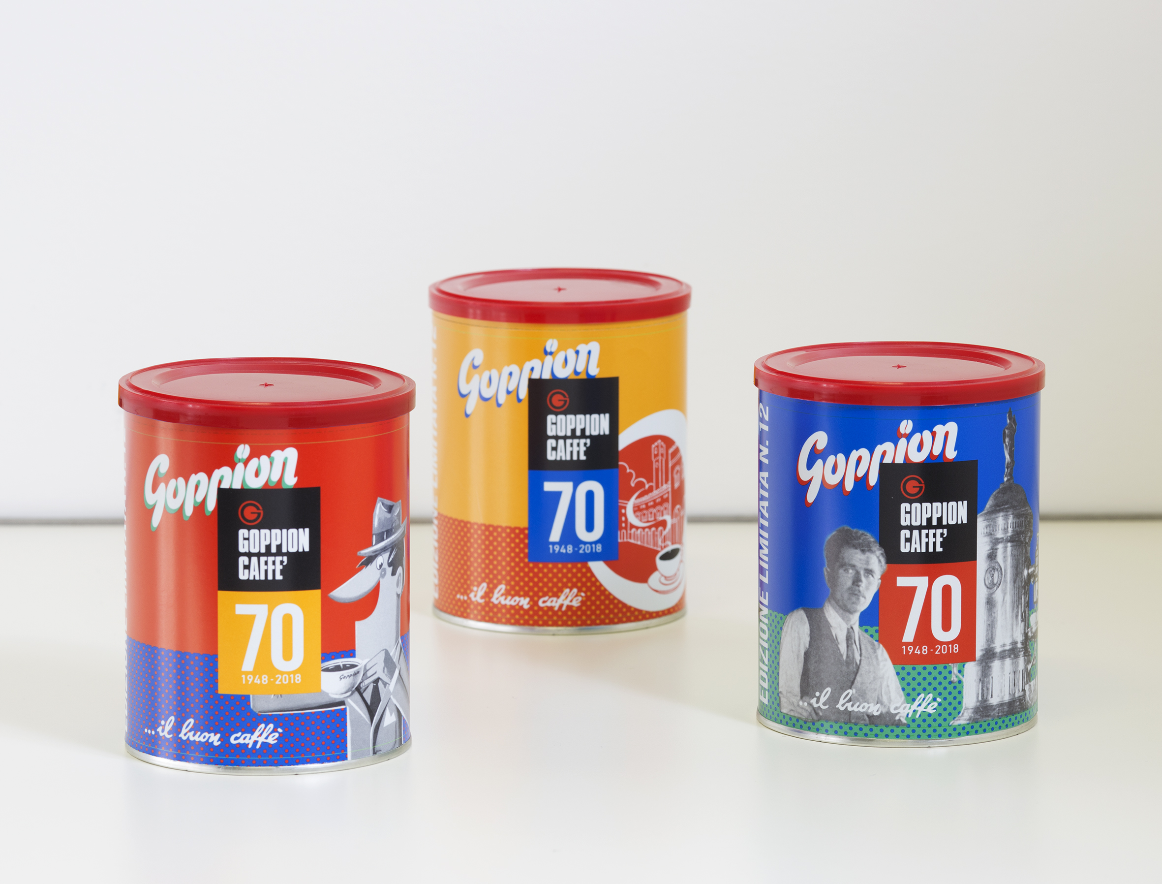 EDIZIONE LIMITATA DI GOPPION CAFFÈ: 70 ANNI IN TRE LATTE D’AUTORE