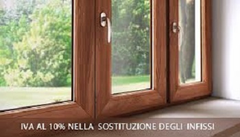 Sostituzione infissi: quando usufruire dell’Iva agevolata al 10%