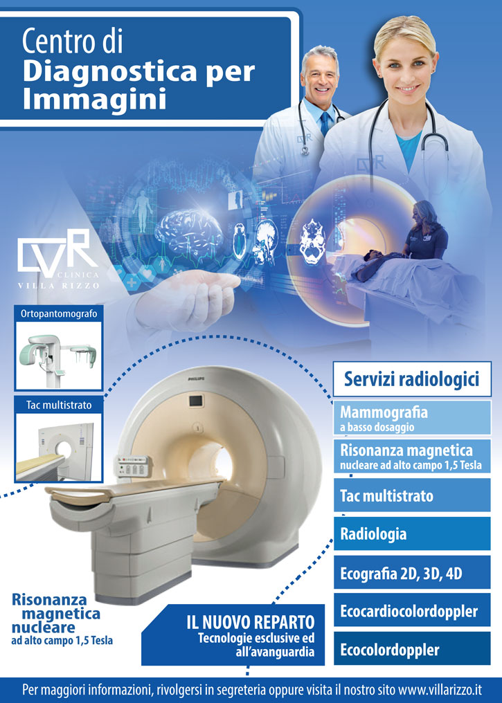 Risonanza magnetica Sicilia prenota alla Clinica Villa Rizzo a Siracusa, macchinario anche per chi ha problemi di claustrofobia