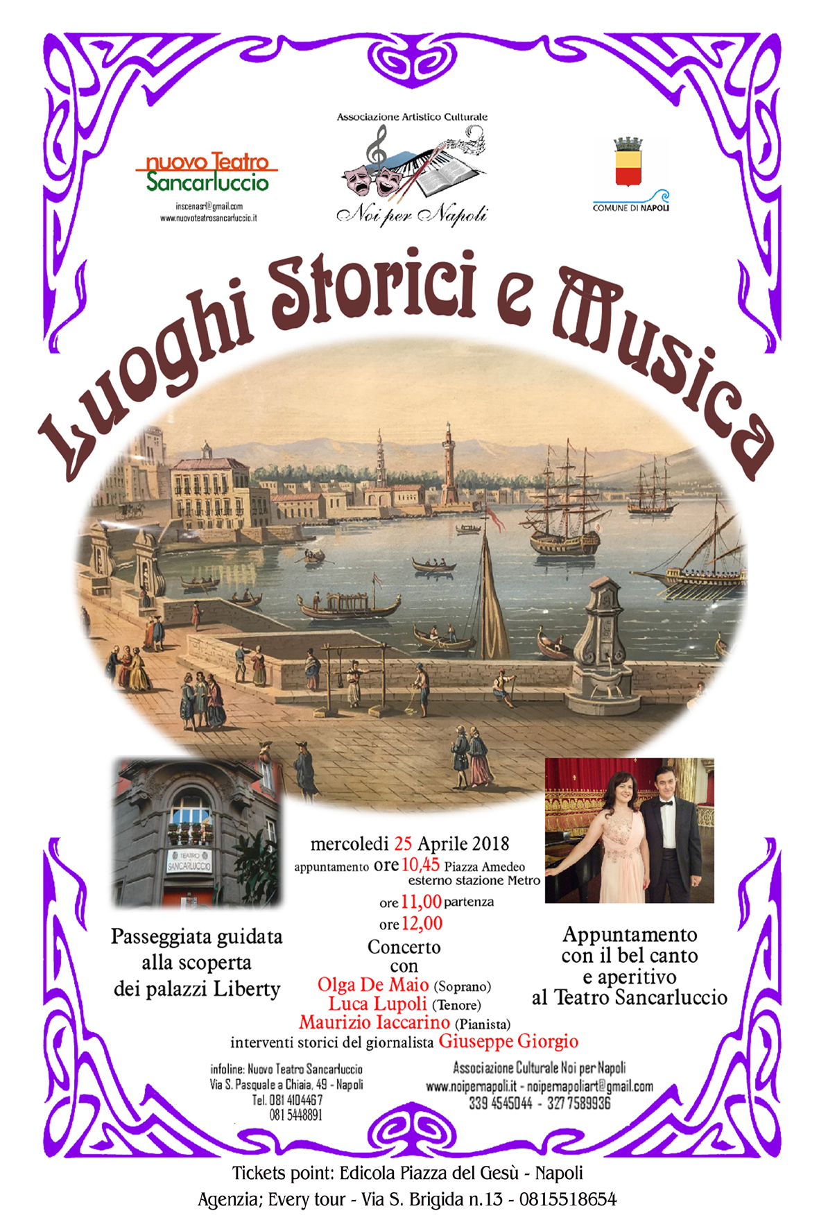 Luoghi Storici & Musica: passeggiata tra liberty e bel canto 