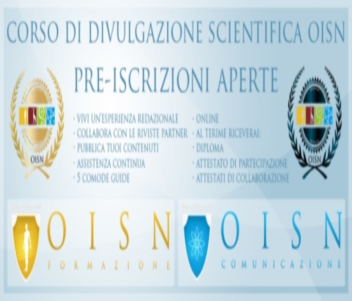 Corso di Divulgazione Scientifica On-Line