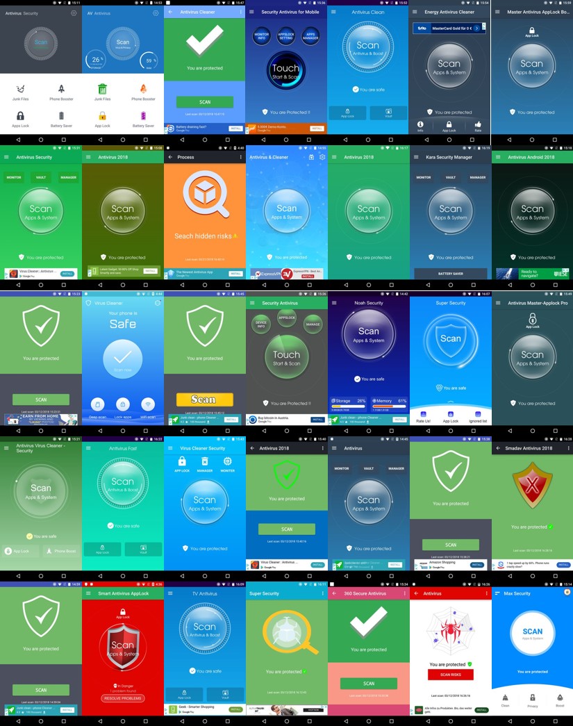 Truffa su Google Play: individuate 35 app di pseudo-sicurezza che mascherano contenuti pubblicitari