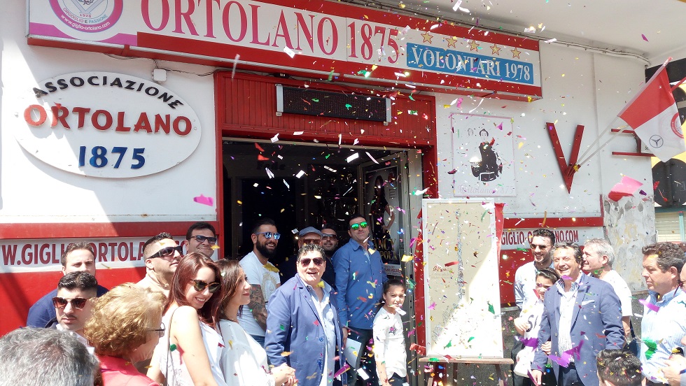 Brusciano: Pasquale Terracciano ed i soci biancorossi hanno presentato il Progetto 2018 del Giglio Ortolano.  (Scritto da Antonio Castaldo)