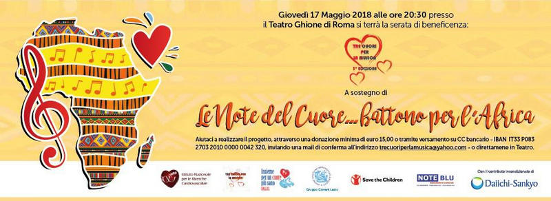 Insieme per un cuore più sano: “Le note del cuore…battono per l’Africa”