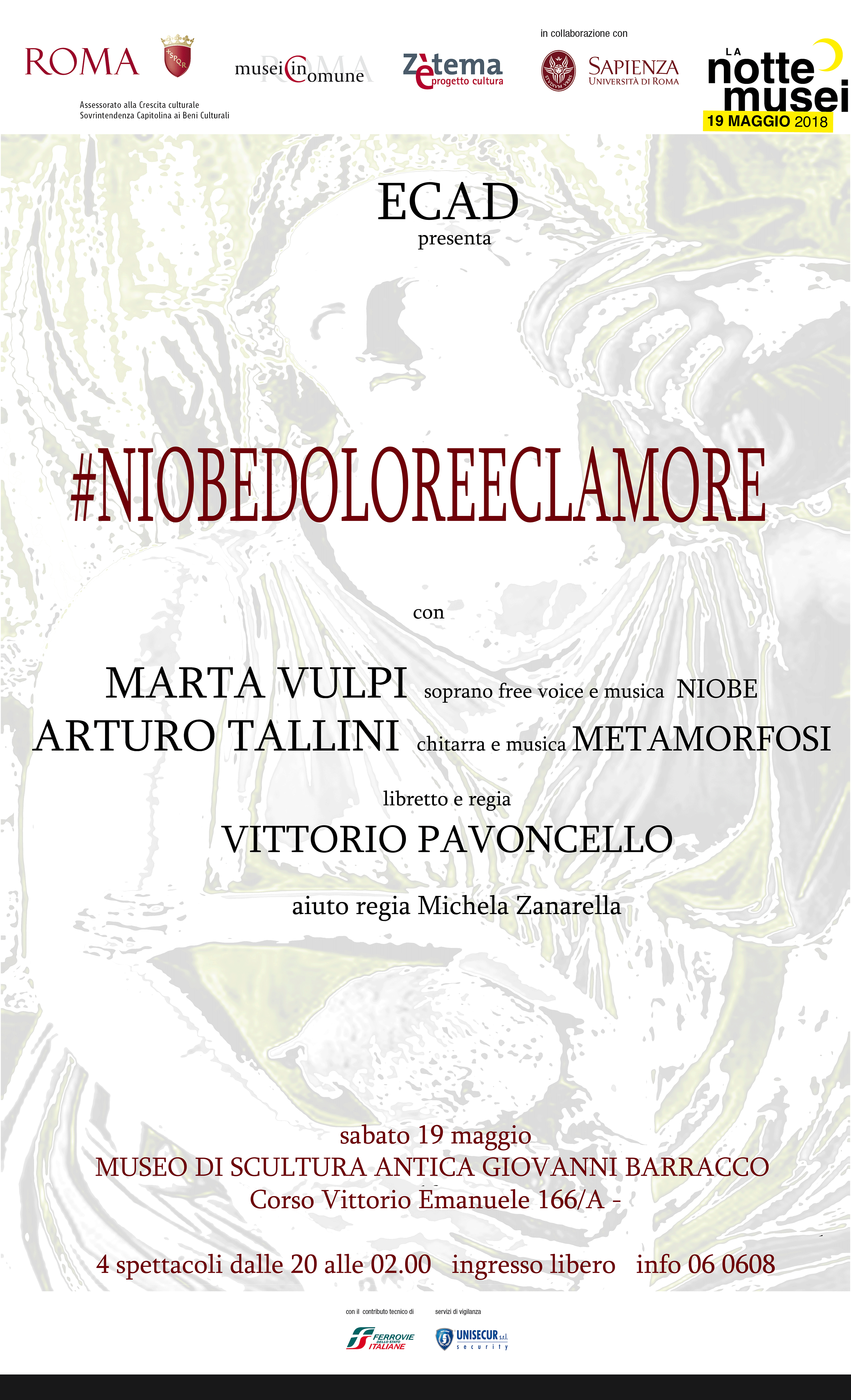 Notte dei Musei: #Niobedoloreeclamore al Museo Barracco