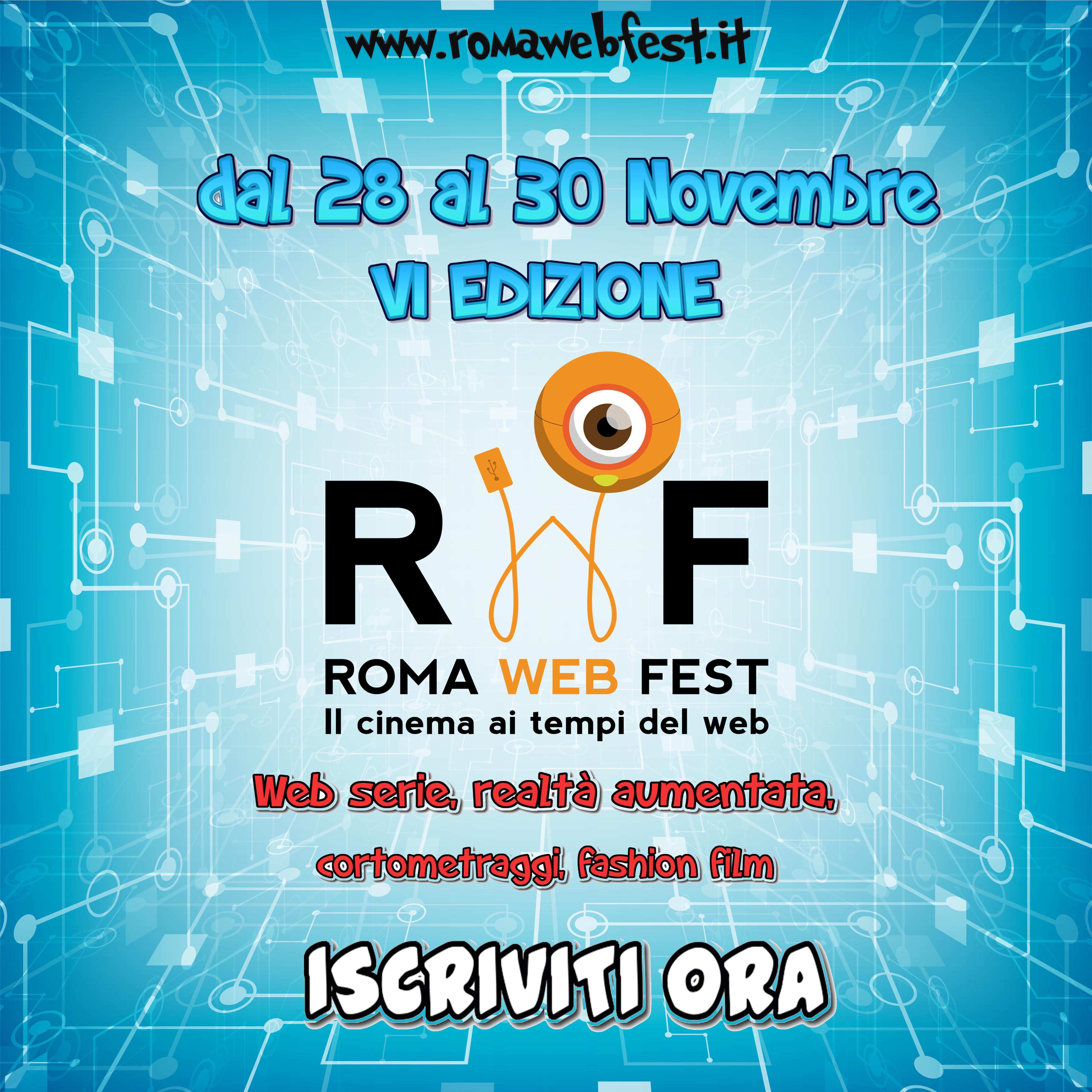 Al via la sesta edizione del Roma Web fest