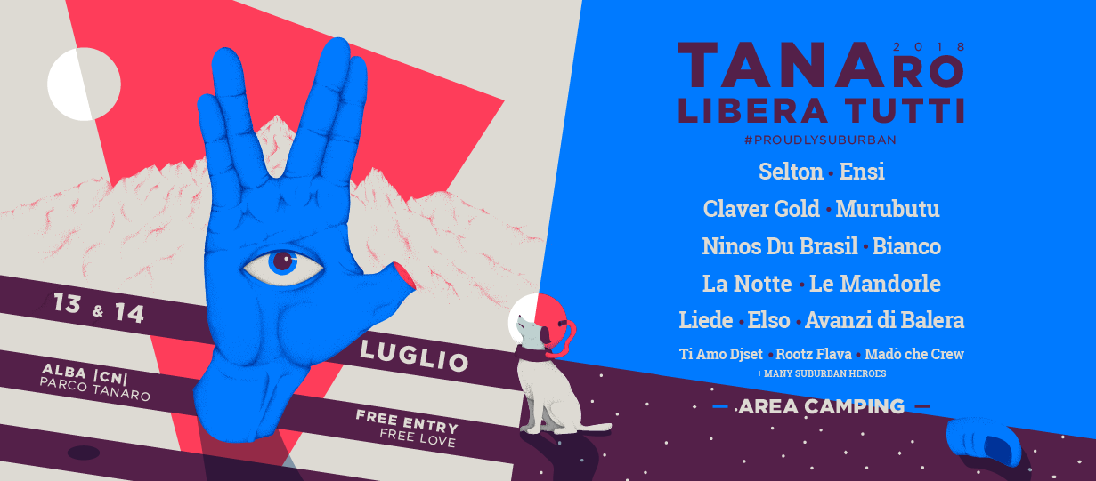   TANARO LBERA TUTTI 2018: PARCO TANARO di ALBA (CN) 13/14 luglio 2018