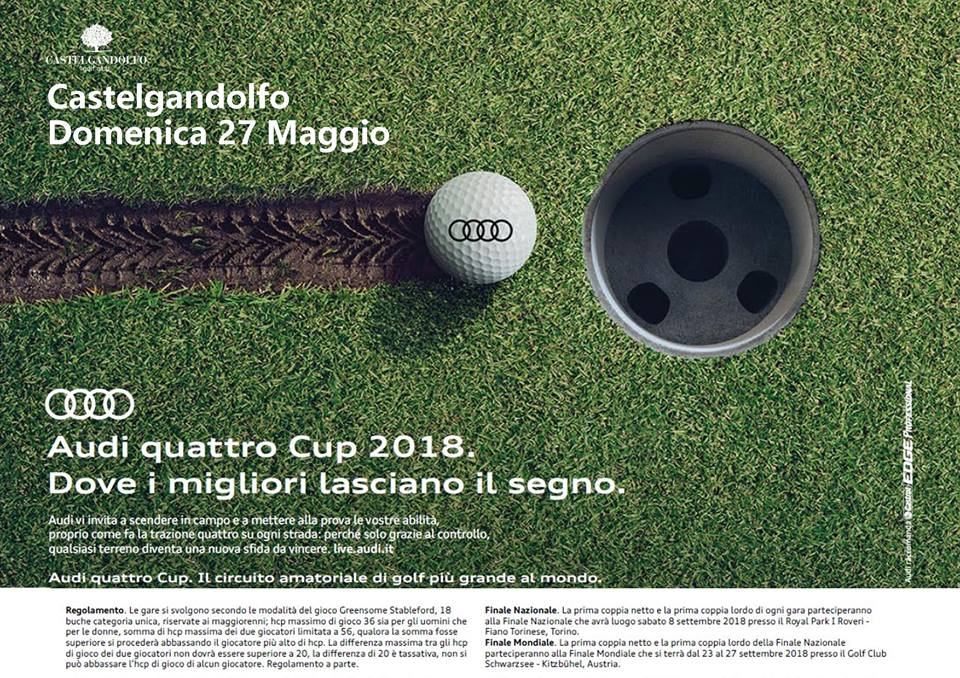 Audi quattro Cup 2018 - Domenica 27 maggio 2018 - Country Club Castelgandolfo 