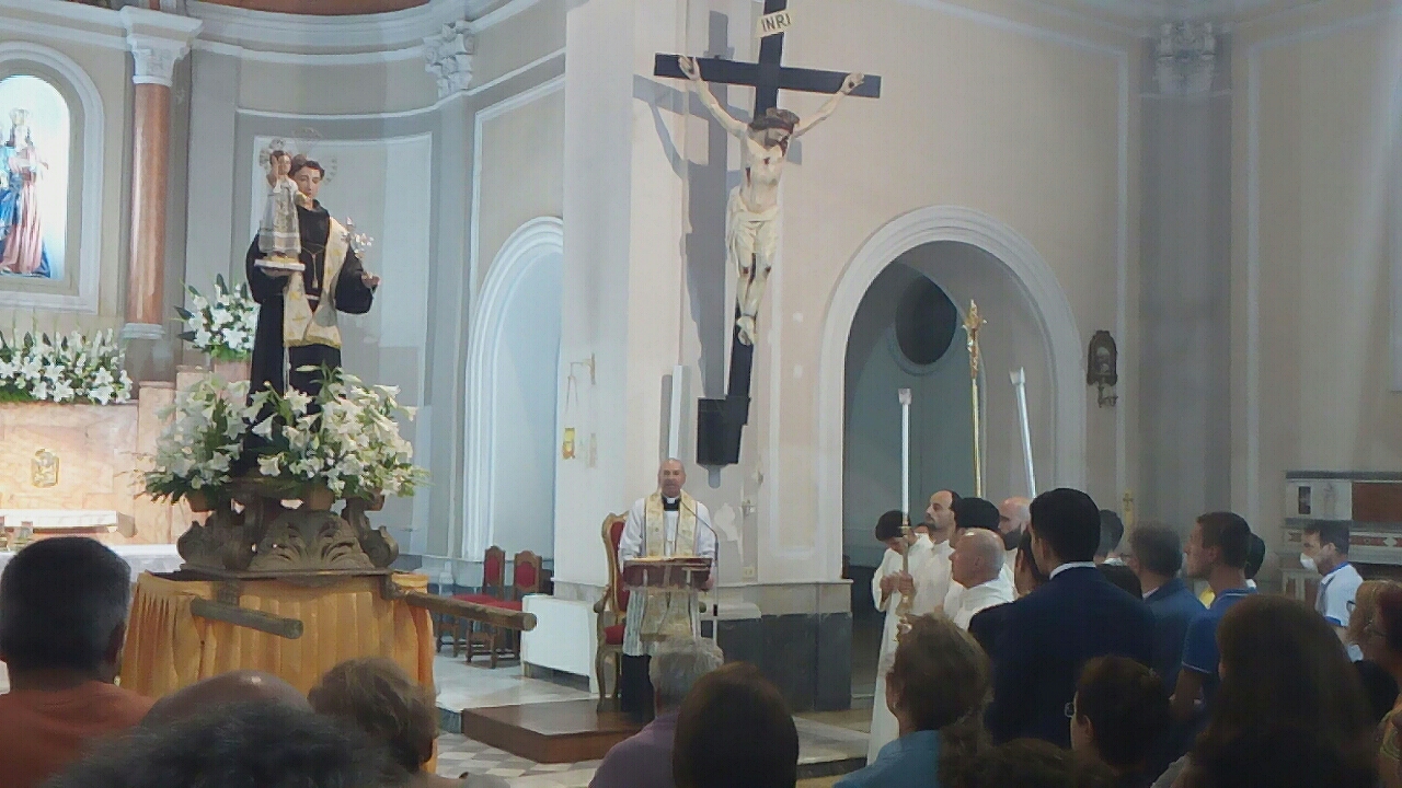 Brusciano Processione di Sant’Antonio di Padova con la straordinaria partecipazione di tutta la Comunità. (scritto da Antonio Castaldo)