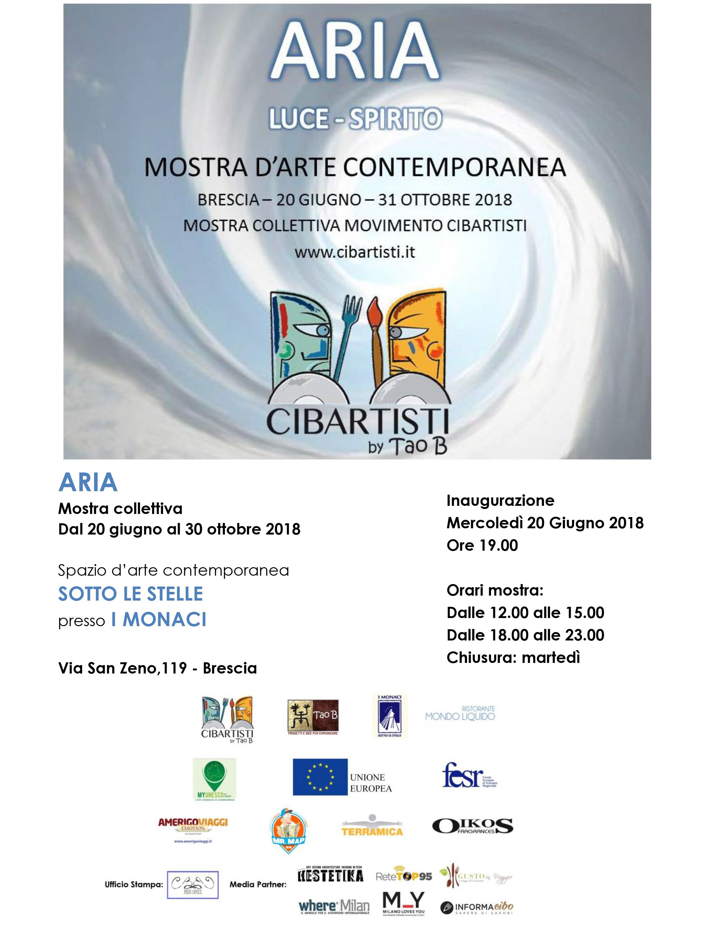 Mostra Aria, luce e spirito