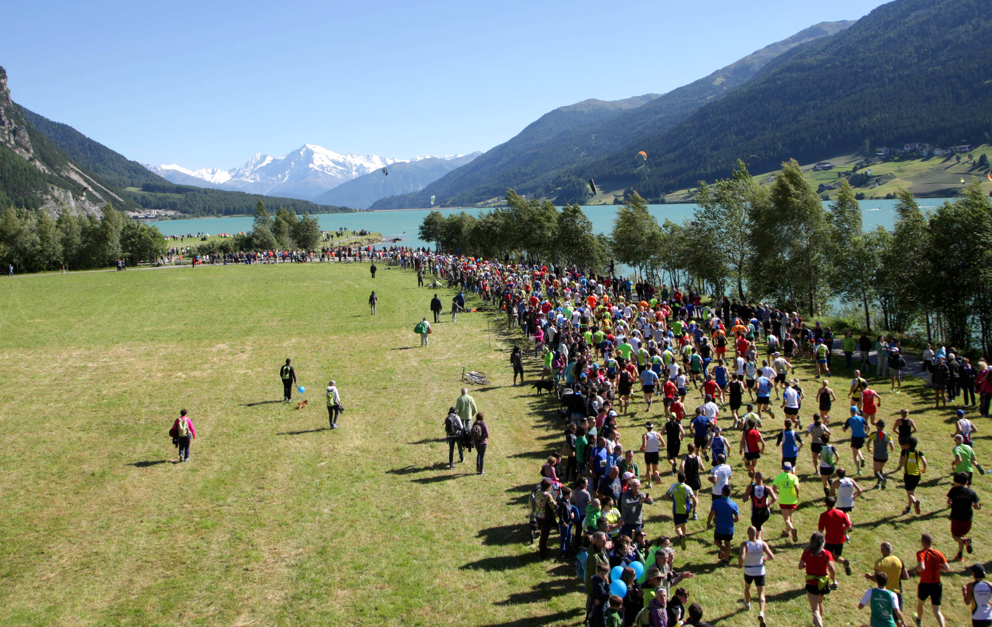 GIRO LAGO DI RESIA CORRERE IN PARADISO