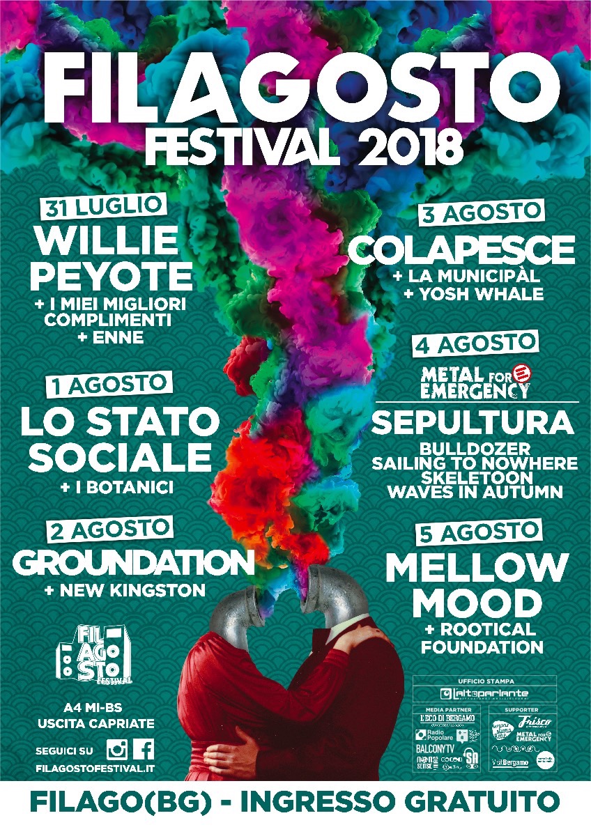  FILAGOSTO FESTIVAL Il cartellone completo della 16^ edizione