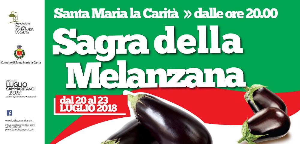 Sagra della melanzana a Santa Maria la Carità, l'ortaggio anche in versione “street food” nella sua festa