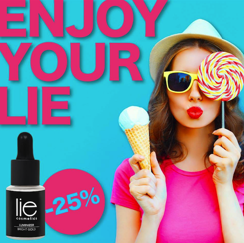 Tutto pronto per le vacanze? Prima di partire non lasciatevi scappare la promozione di Lie Cosmetics: -25% sull’illuminante Luminazer