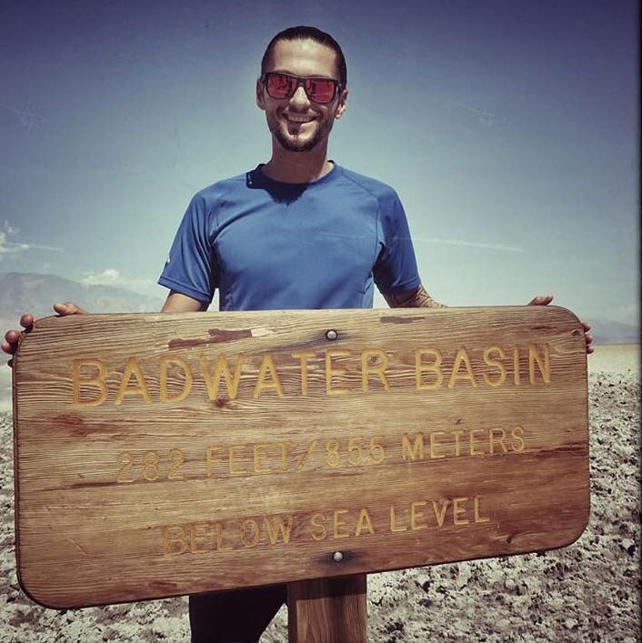 Michele Graglia, vince la Badwater Ultramarathon 217km, temperature +40/50°