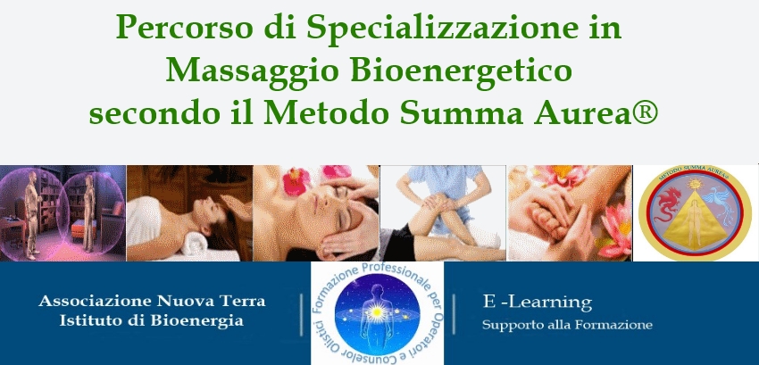 Percorso di Specializzazione in Massaggio Bioenergetico secondo il Metodo Summa Aurea®