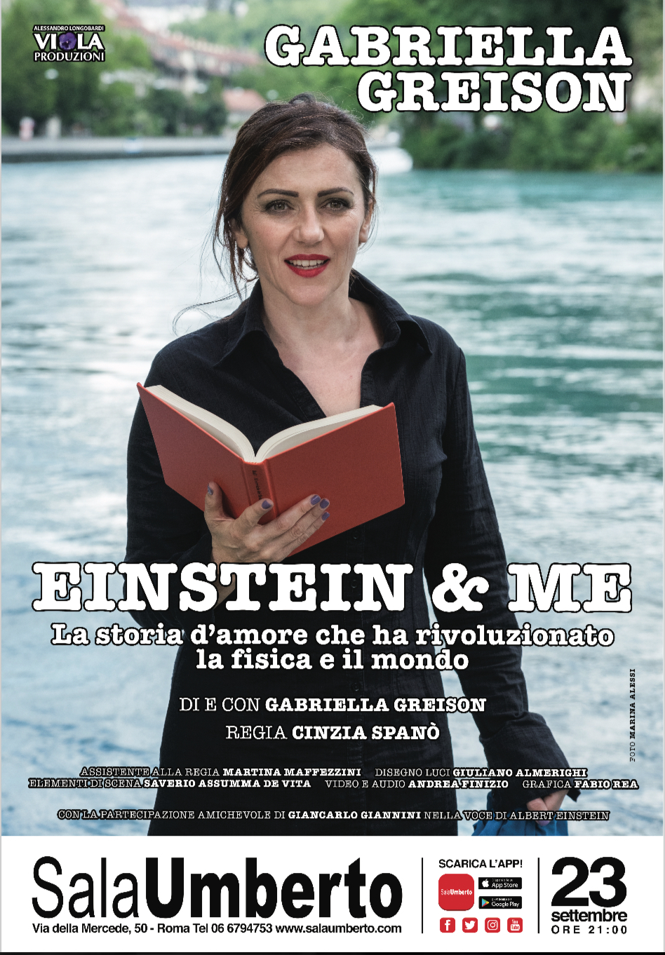 EINSTEIN & ME alla sala Umberto il 23 settembre