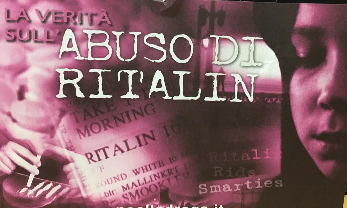  NO AL RITALIN LA DROGA PER I BAMBINI 