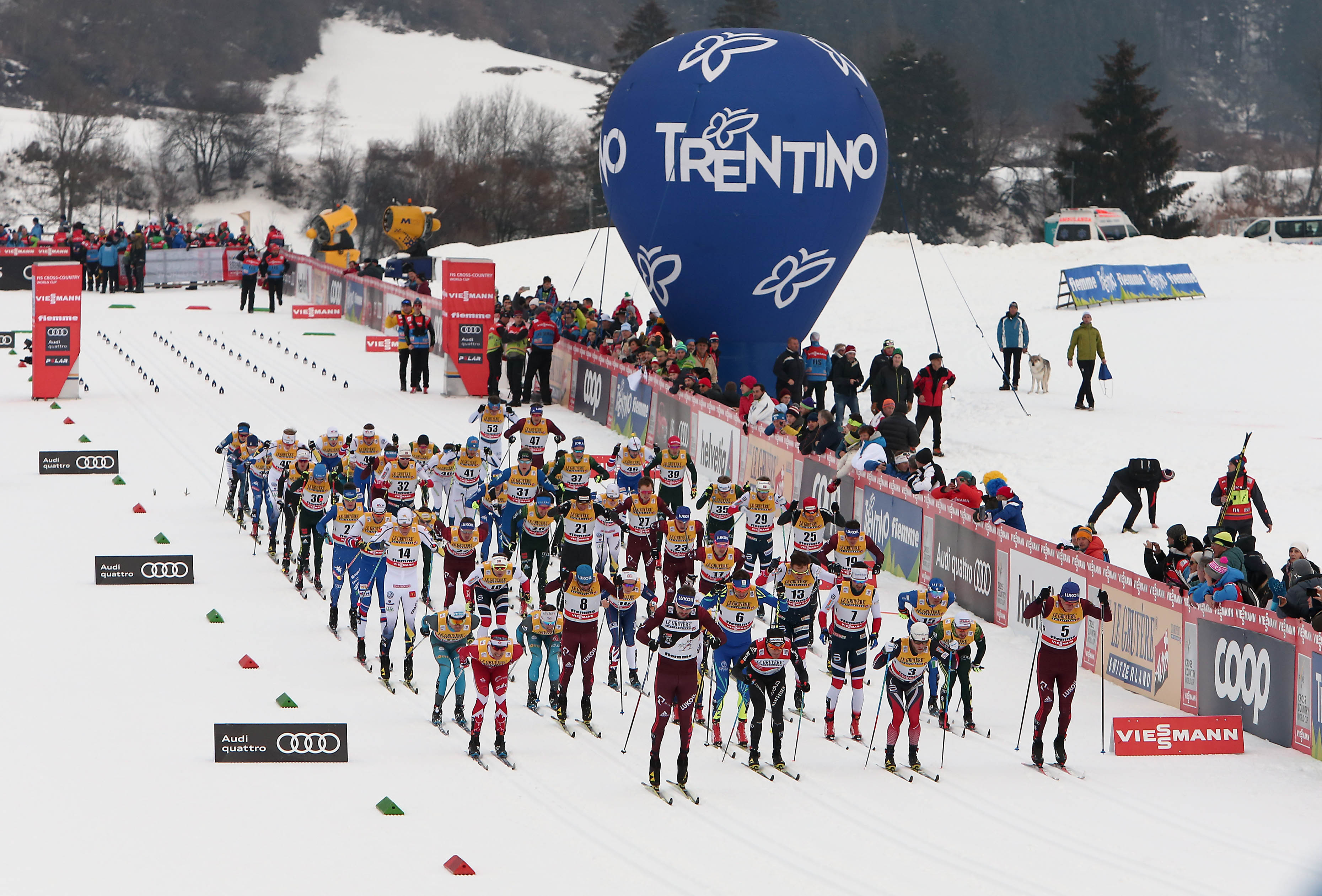 DALLA FIEMME ROLLERSKI CUP AL TOUR DE SKI. FINAL CLIMB TEATRO DELLE FATICHE DEI CAMPIONI