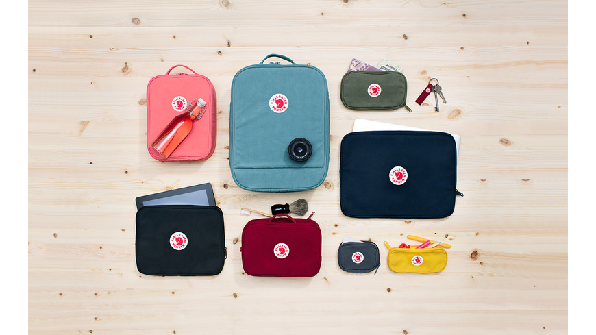 Kånken Essentials: la nuova collezione di accessori dedicata ai 40 anni del celebre zaino Fjällräven