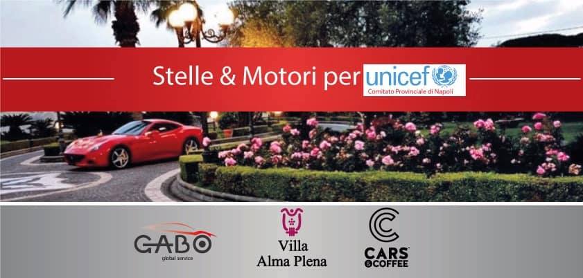 STELLE E  MOTORI PER UNICEF A VILLA ALMA PLENA A CASERTA