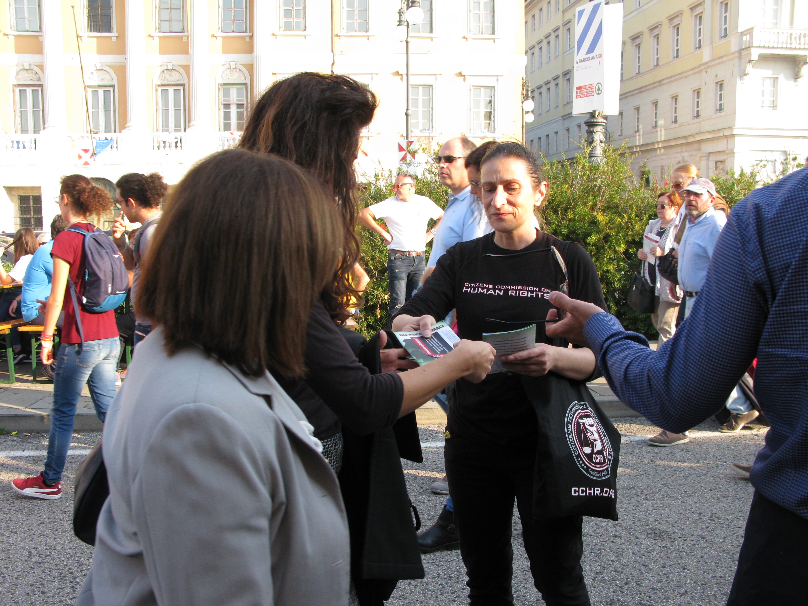 I VOLONTARI DEL CCDU PRESENTI ALLA BARCOLANA 