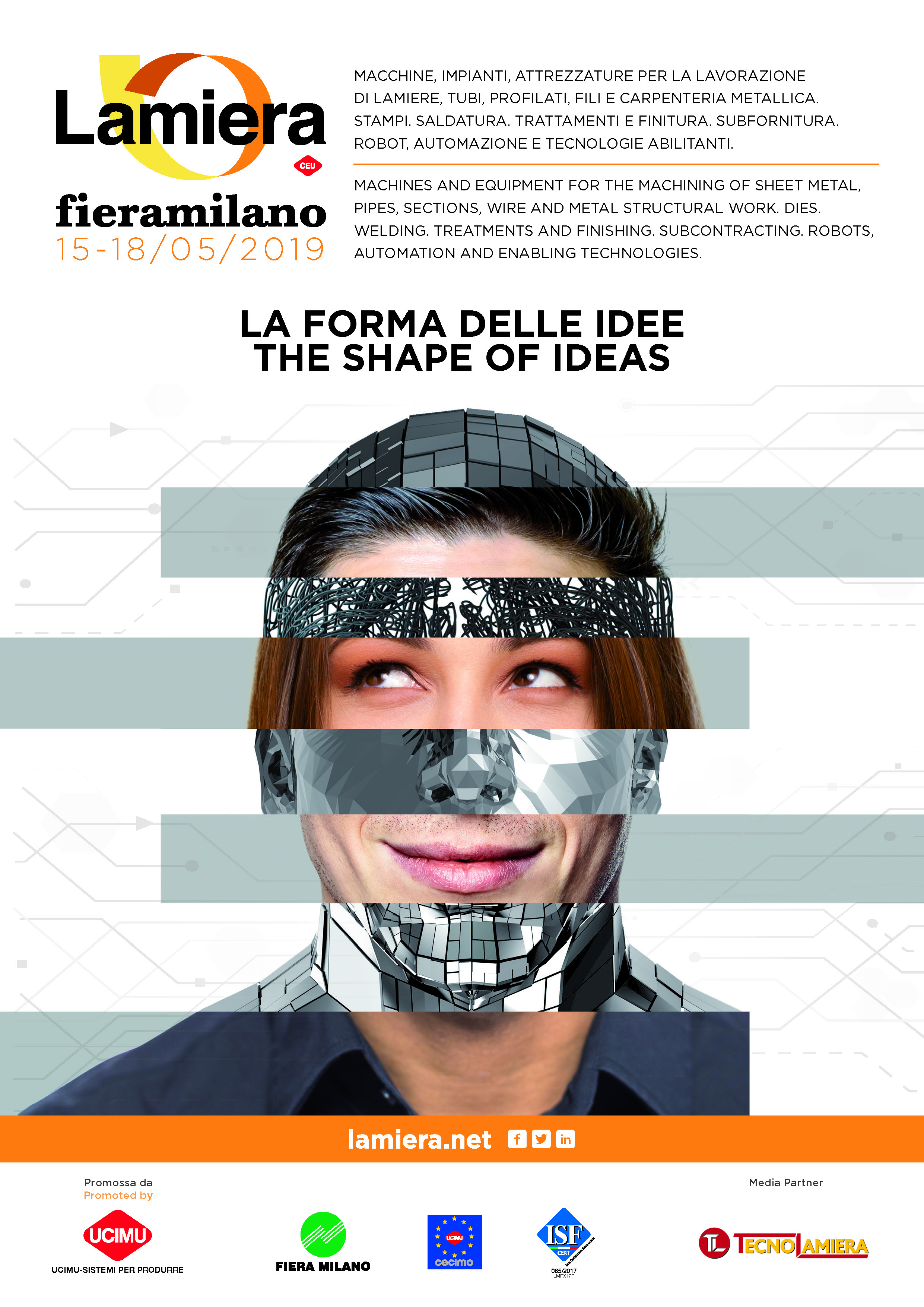 “La forma delle idee”, la creatività di Faster per Lamiera 2019