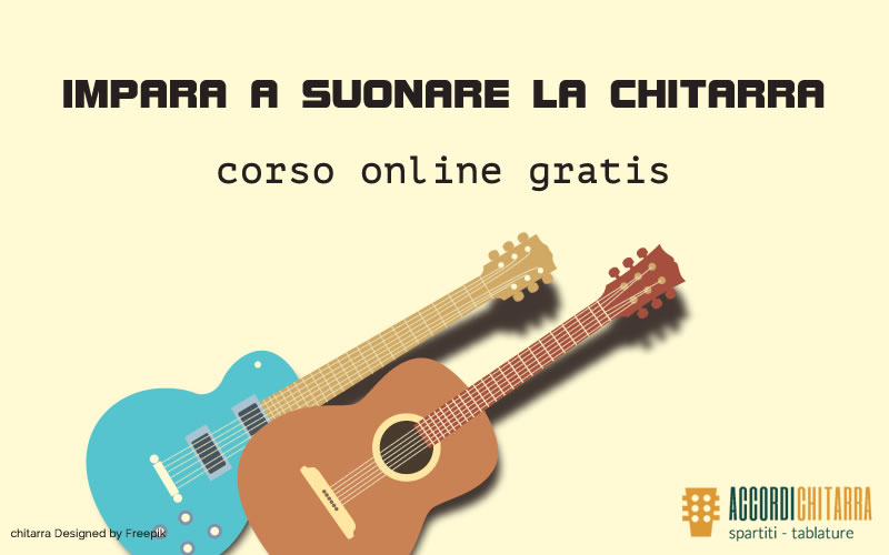 Video corso di chitarra gratis - livello principiante