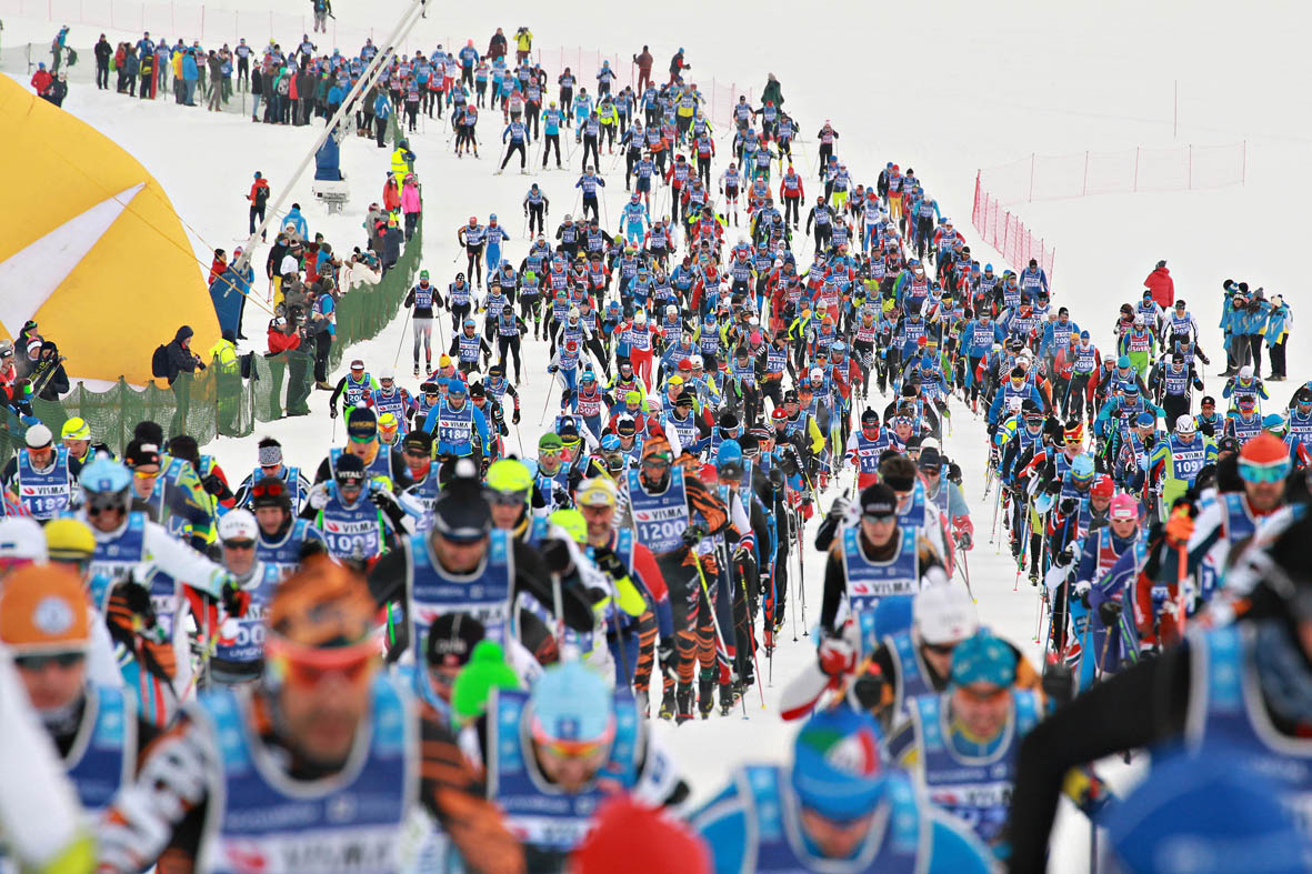 A LIVIGNO NEVE E FREDDO: LA STAGIONE VISMA SKI CLASSICS APRE CON IL BOTTO. ALLA SGAMBEDA PERCORSO UNICO DI 30KM