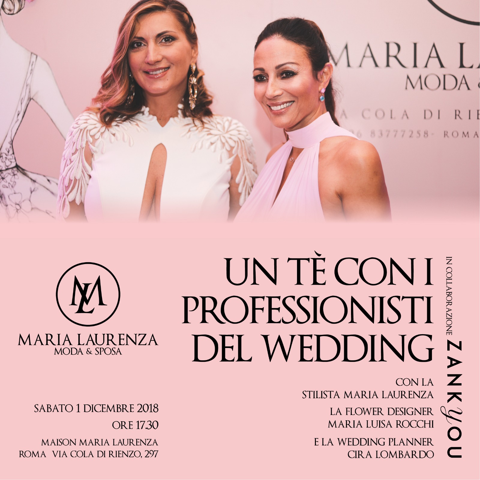 Un tè con i professionisti del wedding alla maison di Maria Laurenza