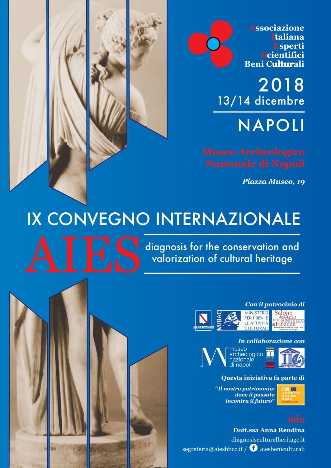 IX Convegno internazionale “Diagnosi, conservazione e valorizzazione del Patrimonio Culturale” al MANN