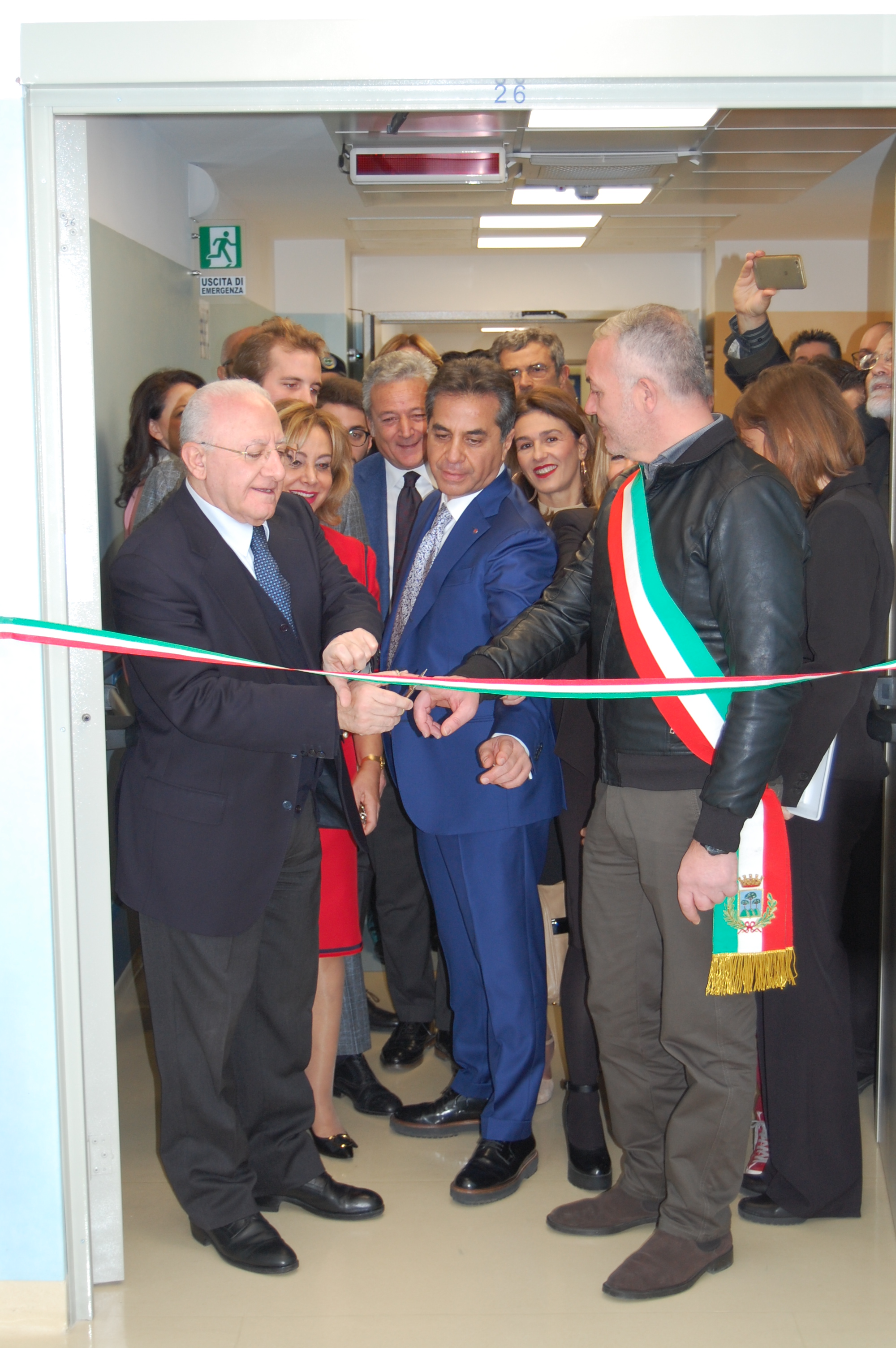 	-Somma Vesuviana: Il Presidente della Regione Campania, Vincenzo De Luca all’inaugurazione dei nuovi reparti di riabilitazione della Casa di Cura “Santa Maria del Pozzo”. (Scritto da Antonio Castaldo)