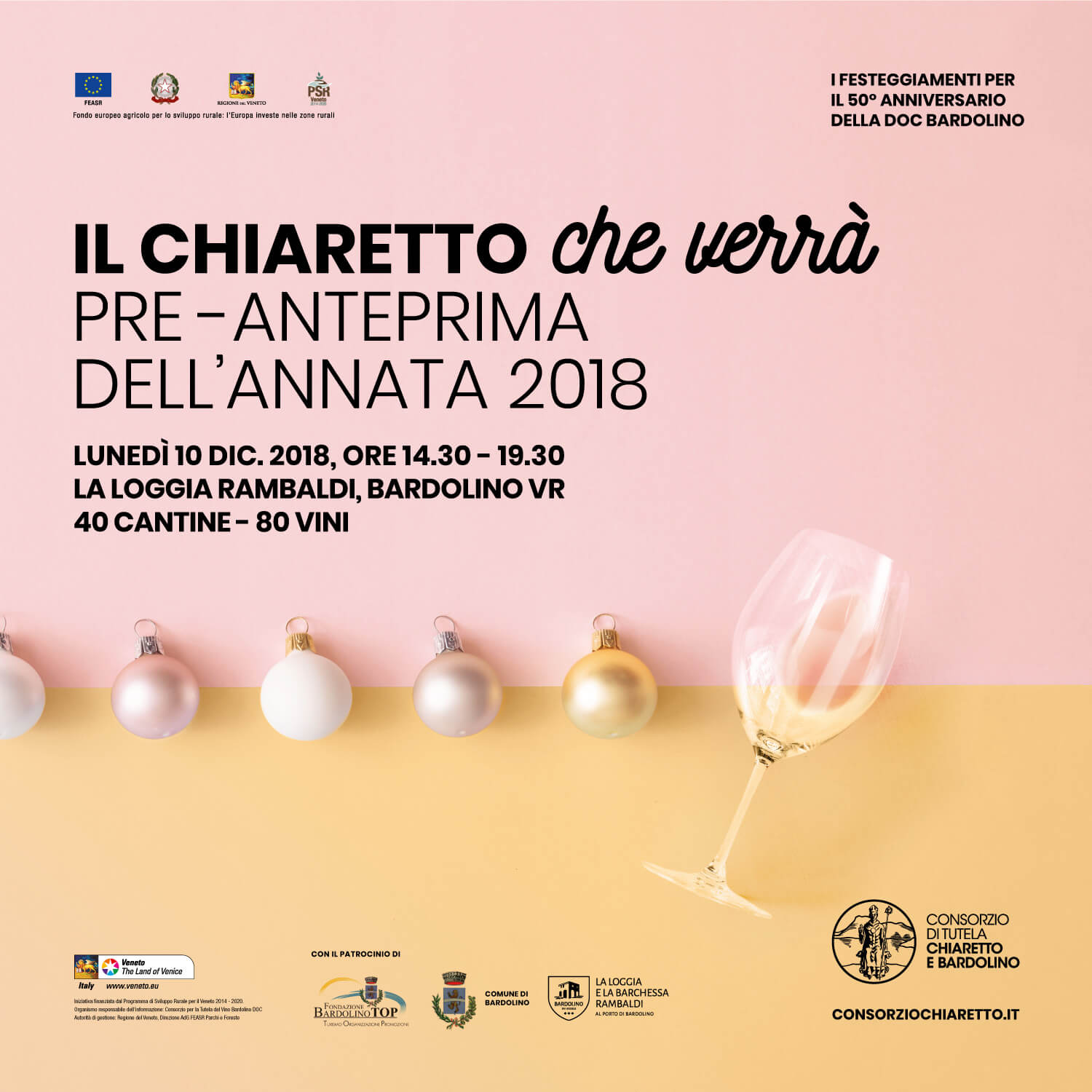 IL CHIARETTO CHE VERRÀ: ARRIVA LA PRE-ANTEPRIMA DEL CHIARETTO DI BARDOLINO