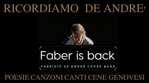 Sabato 12 gennaio serata dedicata a Fabrizio De André allo Stadium di Milano 