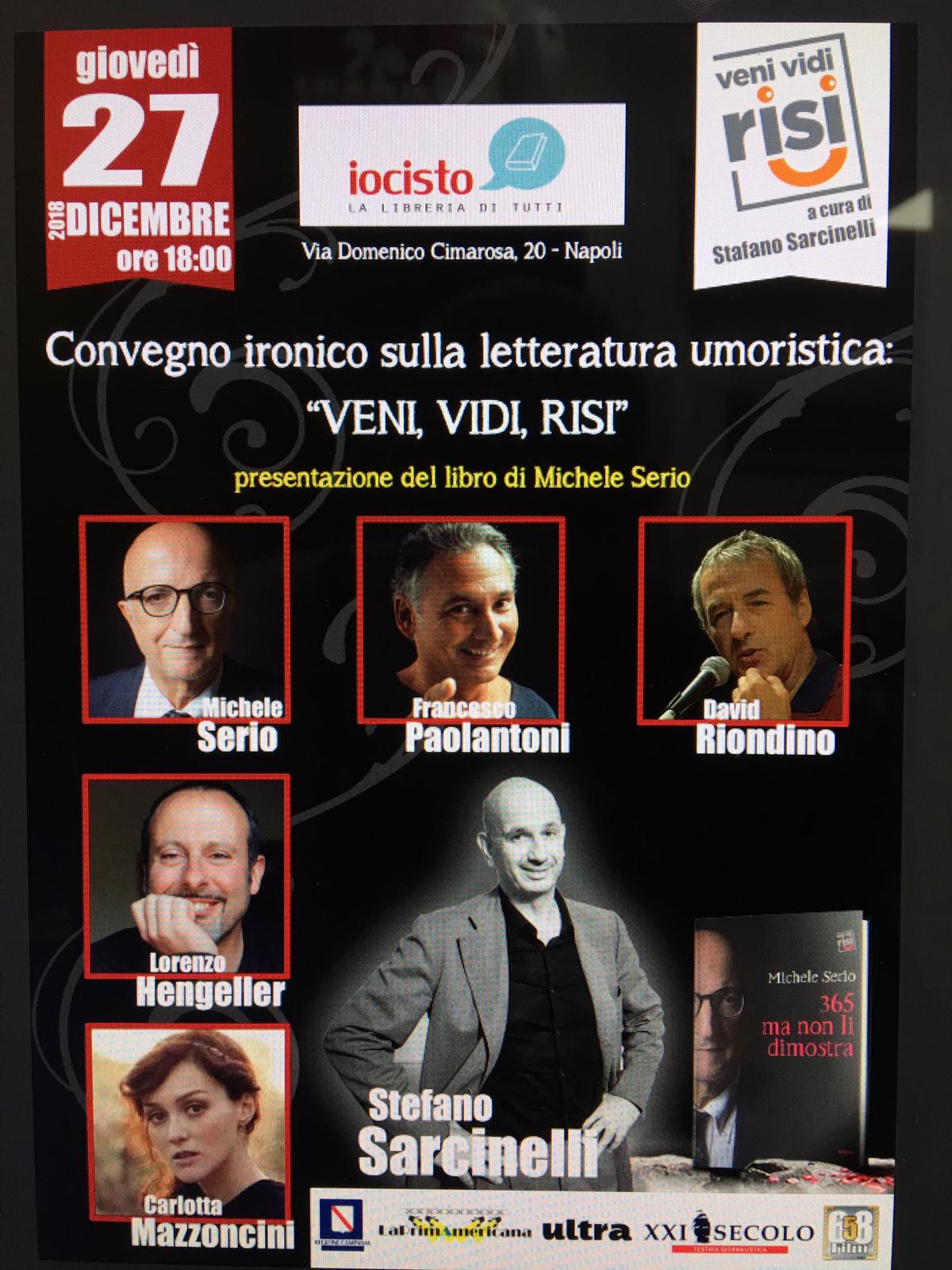 Comici uniti nel convegno semiserio 